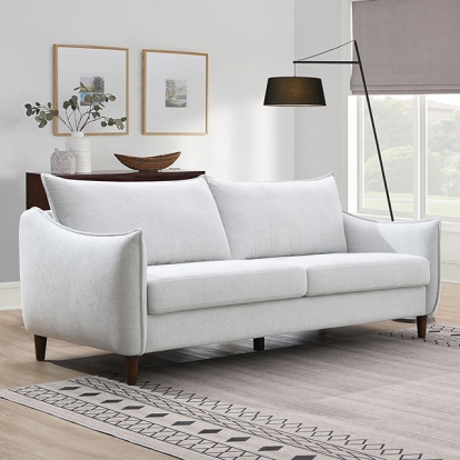 Furniture Of America Vermon Contemporary Light Gray Sofa Model FM61004LG-SF