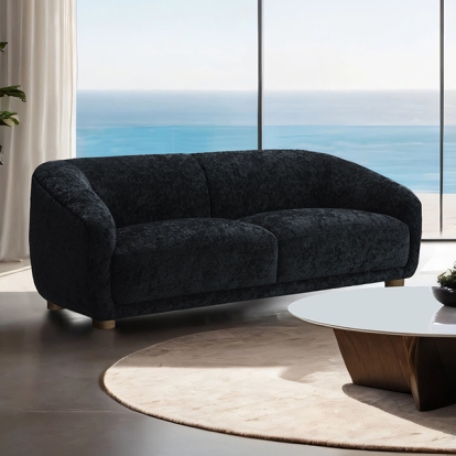 Furniture Of America Kolvere Contemporary Black Loveseat Model FM61006BK-LV