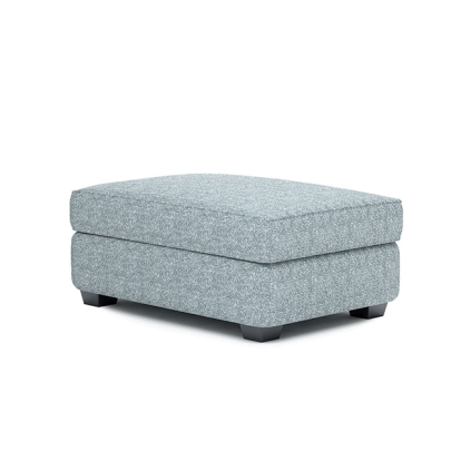 Furniture Of America Queensbury Transitional Teal Ottoman Model FM61113TL-OT-PT