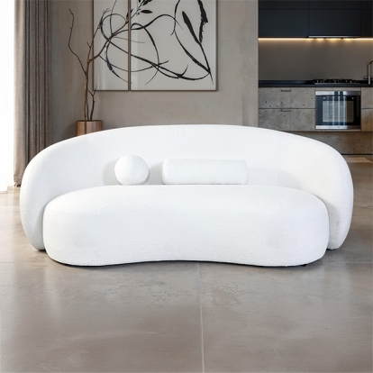 Furniture Of America Brevik Contemporary White Sofa Model FM61116WH-SF