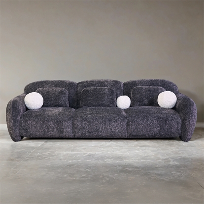 Furniture Of America Previti Contemporary Dark Gray Sofa Model FM61117DG-SF