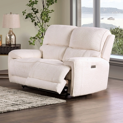 Furniture Of America Morcote Transitional Beige Power Loveseat Model FM62001BG-LV-PM