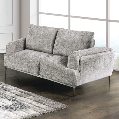 Furniture Of America Gladbach Contemporary Gray Loveseat Model FM63007GY-LV