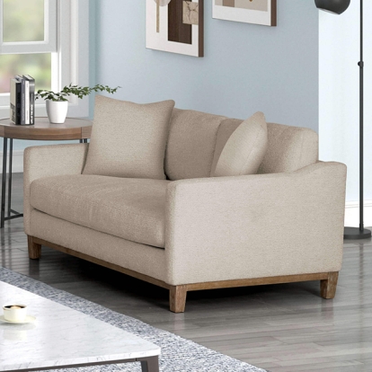 Furniture Of America Halden Contemporary Oatmeal Loveseat Model FM64200-LV
