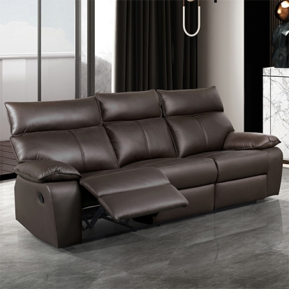 Furniture Of America Onoria Contemporary Brown Manual Recline Sofa Model FM69008BR-SF-M