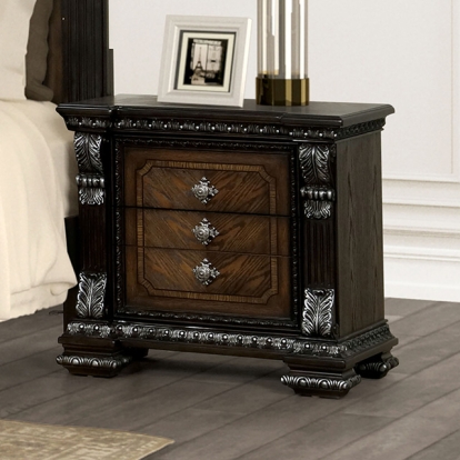 Furniture Of America Promenade Traditional Espresso Nightstand Model FM70002DB-N