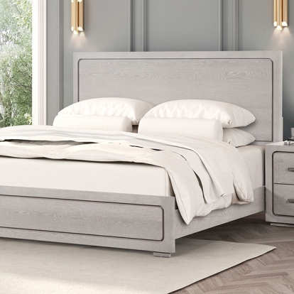 Furniture Of America Crowthorne Contemporary White Oak Bed Model FM70100AK-Queen Bed