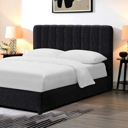 Furniture Of America Traverso Contemporary Black Bed Model FM71002BK-Queen Bed