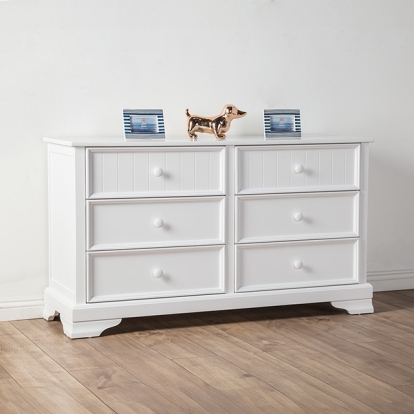 Furniture Of America Fanton Transitional White Dresser Model FM7107WH-D
