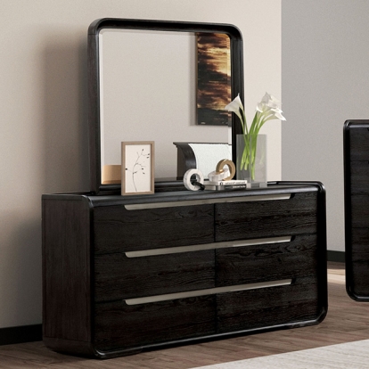 Furniture Of America Osterley Modern Contemporary Black Dresser Model FM71500BK-D