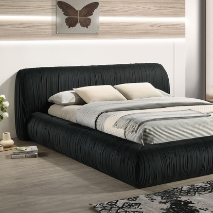 Furniture Of America Palmdale Contemporary Black Bed Model FM72006BK-Queen Bed