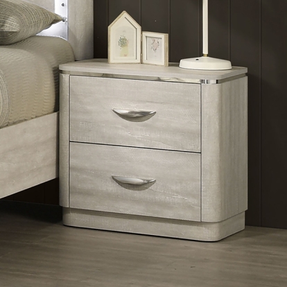 Furniture Of America Farsund Contemporary Dusty Gray Nightstand Model FM72013LG-N