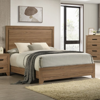 Furniture Of America Panelli Transitional Walnut Bed Model FM72017BR-E.King Bed