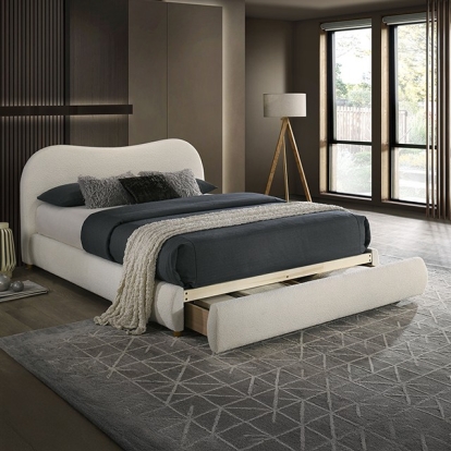 Furniture Of America Grimsby Contemporary White Bed Model FM72019WH-E.King Bed