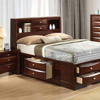 Furniture Of America Zosimo Transitional Dark Cherry Bed Model FM7210CH-Full Bed