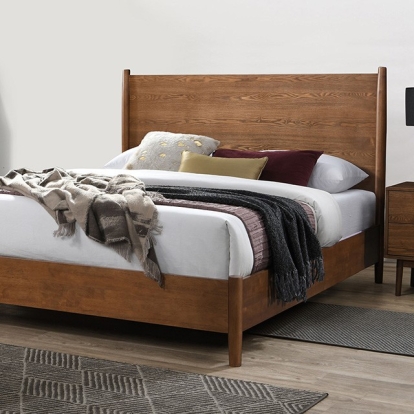 Furniture Of America Tromso Mid-Century Modern Walnut Bed Model FM7220WN-Full Bed