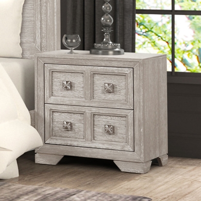 Furniture Of America Argenthart Transitional Light Gray Nightstand Model FM7368GY-N