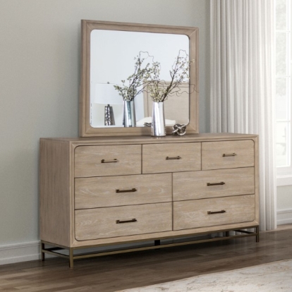 Furniture Of America Sandnes Transitional Light Oak Dresser Model FM7369AK-D