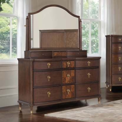 Furniture Of America Westerham Transitional Dark Cherry Dresser Model FM74001CH-D