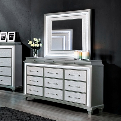 Furniture Of America Galea Glam Gray Dresser Model FM74006SV-D