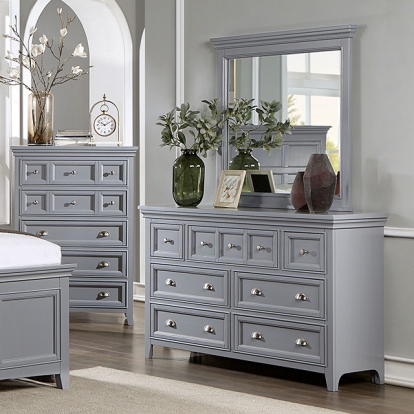Furniture Of America Castlile Transitional Gray Dresser Model FM7413GY-D