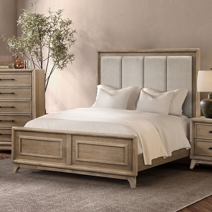 Furniture Of America Midhurst Transitional Oak Bed Model FM7600AK-Queen Bed