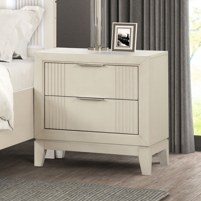 Furniture Of America Isadore Transitional Antique White Nightstand Model FM7700WH-N