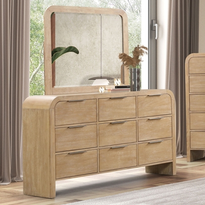 Furniture Of America Handforth Transitional Natural Dresser Model FM7705NT-D