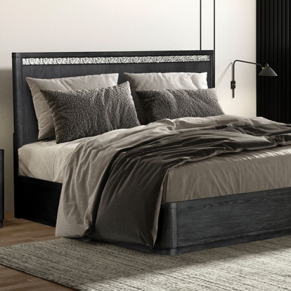 Furniture Of America Sterling West Modern Contemporary Ash Gray Bed Model FM79001ES-Queen Bed