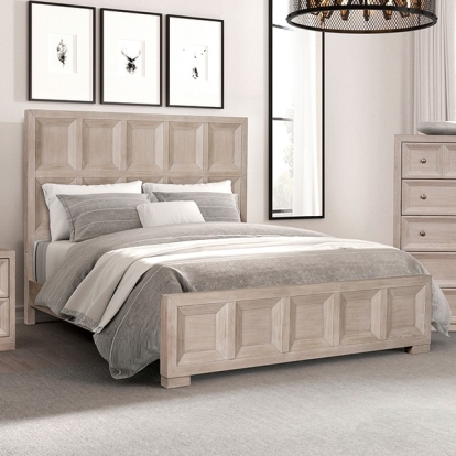 Furniture Of America Hatton Cross Modern Classic Tawny Bed Model FM79011NT-Queen Bed