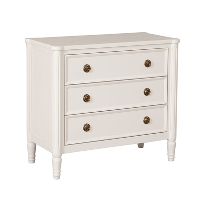 Furniture Of America Altamira Modern French White Oversized Nightstand Model FM79012WH-N2