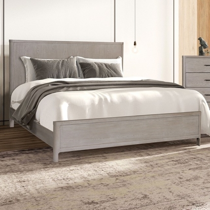 Furniture Of America Fareham Modern Oak Bed Model FM79013AK-Queen Bed