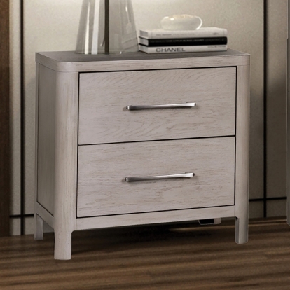 Furniture Of America Fareham Modern Oak Nightstand Model FM79013AK-N