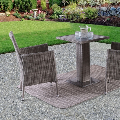 Furniture Of America Aminta Contemporary Gray Patio Bistro Set Model FM80004GY-3PC-06GY