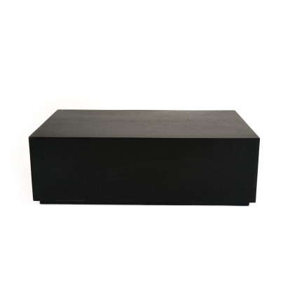 LA Furniture Fresno Modern Black Concrete Coffee Table VGGR-689980-BLK Contemporary Style by Vig Furnitrue Number 81856 Catch Home Goods