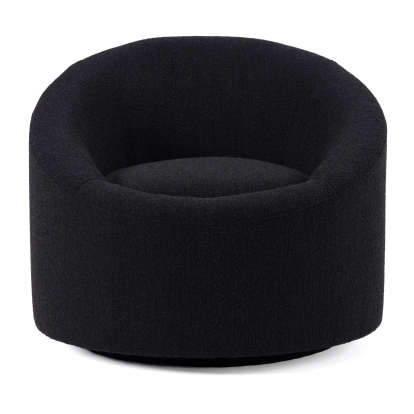 LA Furniture Frontier Glam Black Fabric Accent Chair VGOD-ZW-993-BLK Contemporary Style by Vig Furnitrue Number 82240|82240A Catch Home Goods