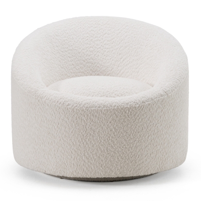 LA Furniture Frontier Glam Off-White Fabric Accent Chair VGOD-ZW-993-G468-1A Contemporary Style by Vig Furnitrue Number 83027 Catch Home Goods