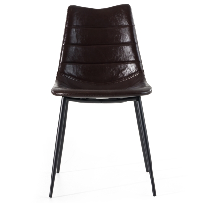 LA Furniture Gilliam Modern Brown Dining Chair (Set of 2) VGHR3260-BRN Contemporary Style by Vig Furnitrue Number 72716Z Catch Home Goods