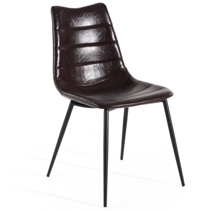 LA Furniture Gilliam Modern Brown Dining Chair (Set of 2) VGHR3260-BRN Contemporary Style by Vig Furnitrue Number 72716Z Catch Home Goods