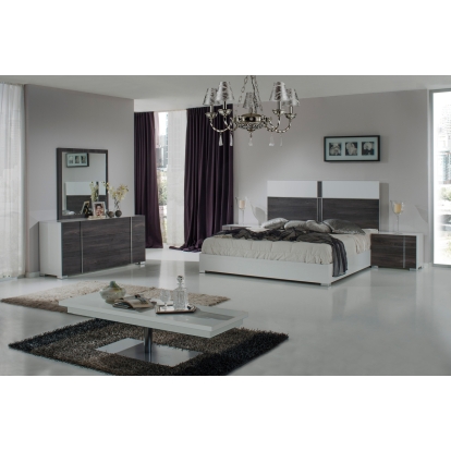 LA Furniture Corrado Italian Modern Grey Mirror VGACCORRADO-MIR Contemporary Style by Vig Furnitrue Number 72071 Catch Home Goods