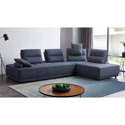 LA Furniture Glendale Modern Blue Fabric Modular Sectional Sofa VGMBMB-1907-BLU Contemporary Style by Vig Furnitrue Number 77888 Catch Home Goods