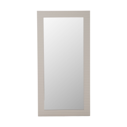 LA Furniture Glinda Modern Beige Floor Mirror VGHB429G2-BGE Contemporary Style by Vig Furnitrue Number 81277 Catch Home Goods