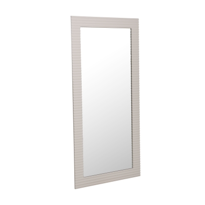 LA Furniture Glinda Modern Beige Floor Mirror VGHB429G2-BGE Contemporary Style by Vig Furnitrue Number 81277 Catch Home Goods