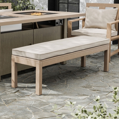 Furniture Of America Bordeaux Contemporary Natural/Beige Bench Model GM-2021