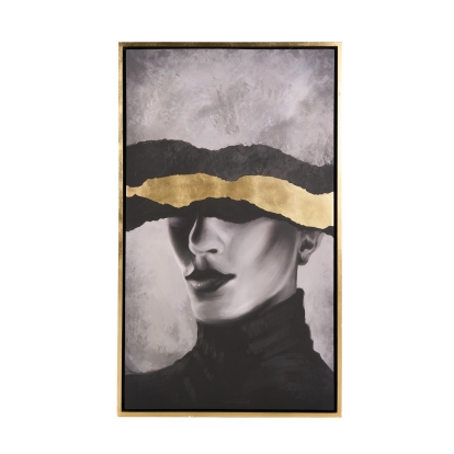 LA Furniture Golden Tide Modern 35" x 59" Painting VGVA-CO2304 Contemporary Style by Vig Furnitrue Number 81950 Catch Home Goods