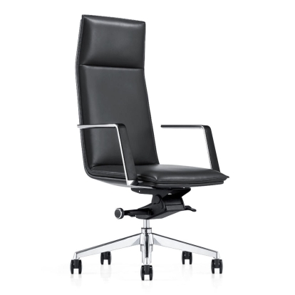 LA Furniture Gorsky Modern Black High Back Executive Office Chair VGFUA1819-BLK-OC Contemporary Style by Vig Furnitrue Number 78732 Catch Home Goods