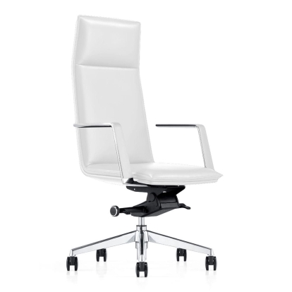 LA Furniture Gorsky Modern White High Back Executive Office Chair VGFUA1819-WHT-OC Contemporary Style by Vig Furnitrue Number 78733 Catch Home Goods