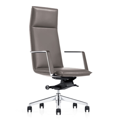 LA Furniture Gorsky- Modern Grey High Back Executive Office Chair VGFUA1819-GRY-OC Contemporary Style by Vig Furnitrue Number 78734 Catch Home Goods