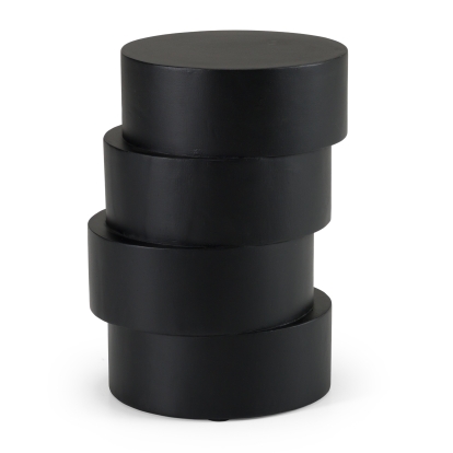 LA Furniture Grove Modern Black End Table VGBR-SBA-9644-BLK Contemporary Style by Vig Furnitrue Number 83105 Catch Home Goods