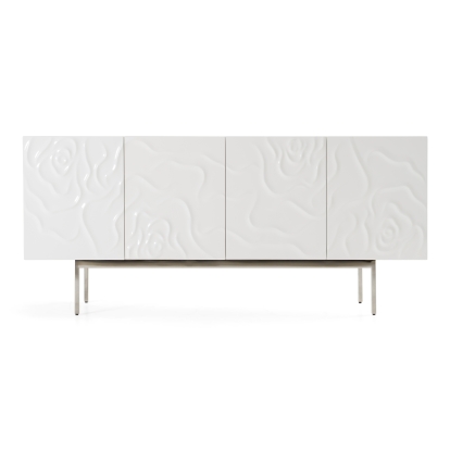 LA Furniture Gwen Modern White High Gloss Buffet VGVCG2007-BUF-WHT Contemporary Style by Vig Furnitrue Number 77624 Catch Home Goods